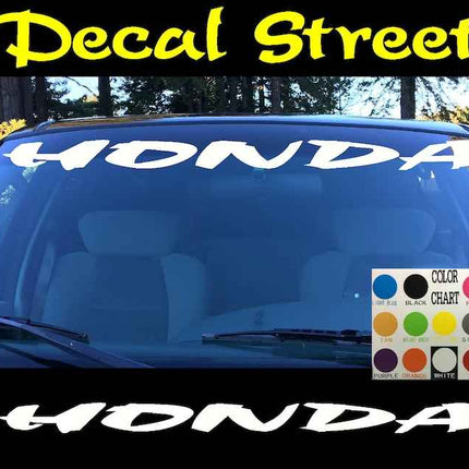 Honda Car Windshield | Visor Die | Cut Vinyl | Decal Sticker | Visor Banner |