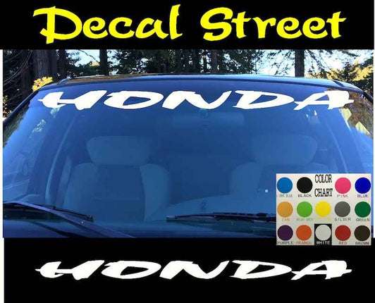 Honda Car Windshield | Visor Die | Cut Vinyl | Decal Sticker | Visor Banner |
