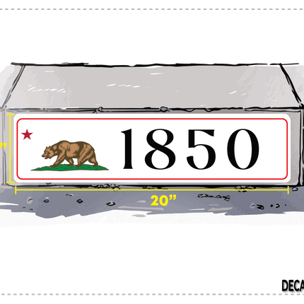Decal Street Stock Curb Decals