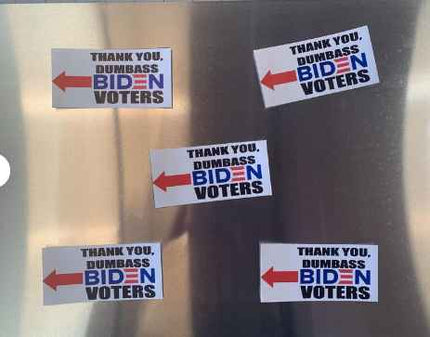 20 Pcs. Funny Political Sicker Biden Trump GAS PRICES Decal Socialist Fuel PUMP