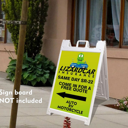 REPLACEMENT SIGN | A-Frame Sidewalk | Custom Signage Decal Sticker 24x36