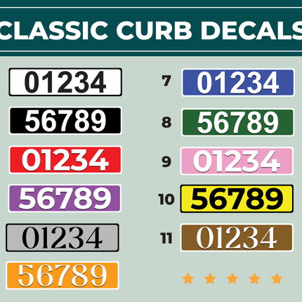 Decal Street Classic Curb