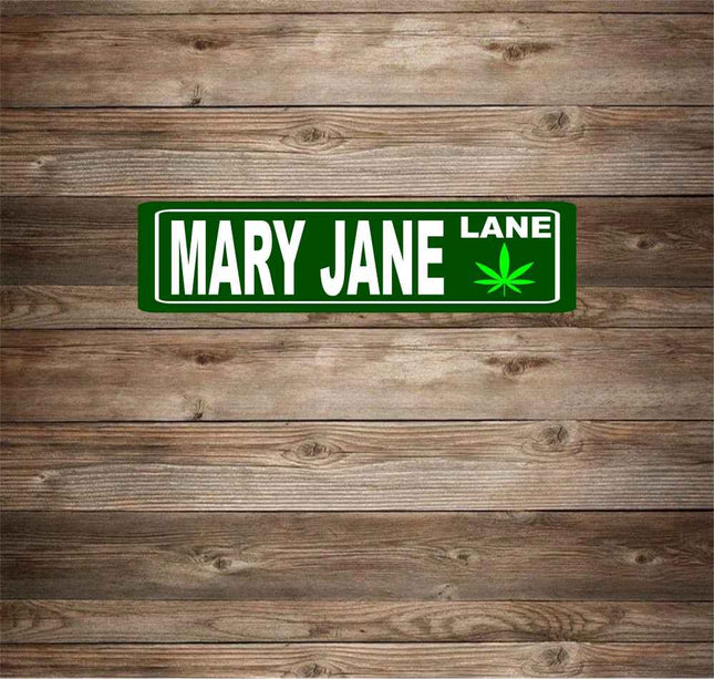 Mary Jane Lane Novelty Sign | Metal Aluminium sign