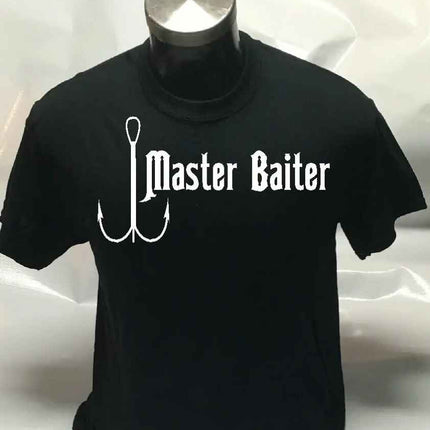 Master Baiter Funny fishing t shirt | Fisher man men women t-shirt