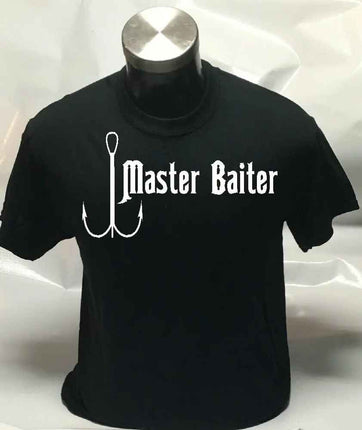 Master Baiter Funny fishing t shirt | Fisher man men women t-shirt