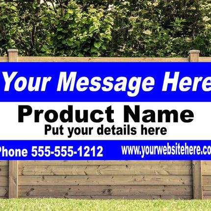 CUSTOM VINYL BANNER Advertising Business Event Sign