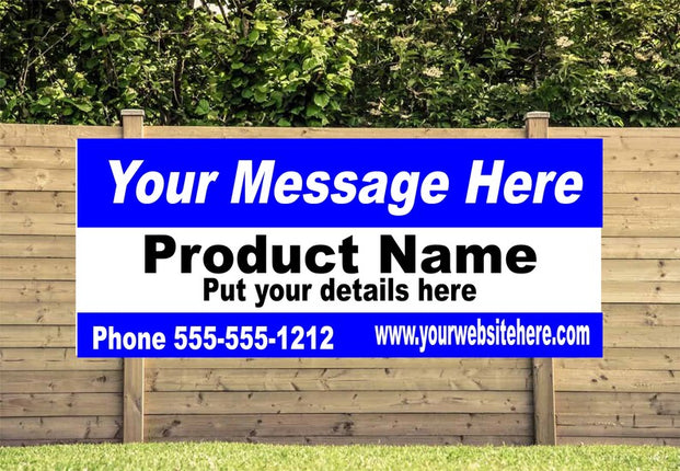 CUSTOM VINYL BANNER Advertising Business Event Sign