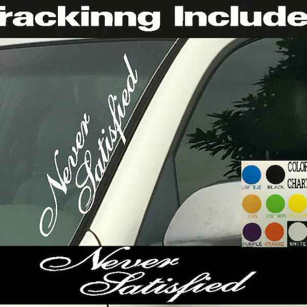 Money Well Wasted Tailgate | Die Cut Vinyl | Decal Sticker | Visor Banner 4x4 | Diesel Truck SUV