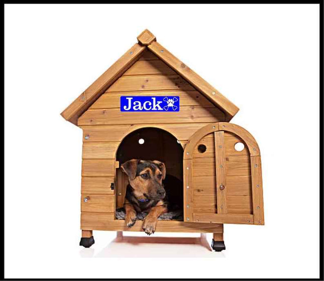 Custom Dog House Sign | Dog Name Sign | Dog Name Plaque | Pet Accessories | Door Sign | Dog House Accessories | Aluminum