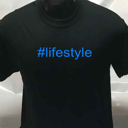 Hashtag Unisex #lifestyle funny sarcastic | mens Womans T shirt | Tee Top T-shirt
