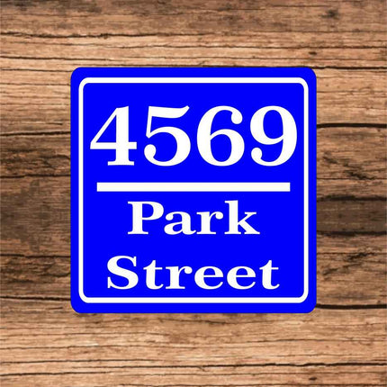 Custom Metal Text Sign | Personalized Aluminum Sign 8" x 8"