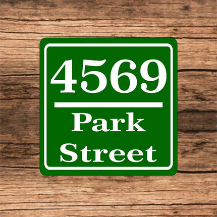 Custom Metal Text Sign | Personalized Aluminum Sign 8" x 8"